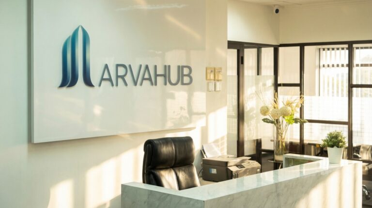 Suasana kantor Arvahub Menteng 5